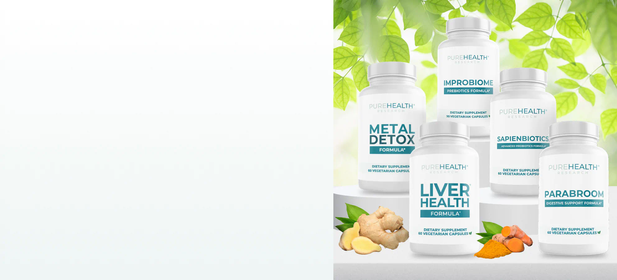 Supplements for cleanse and detox.