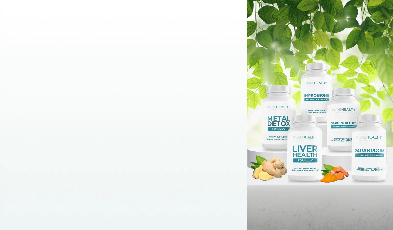Supplements for cleanse and detox.