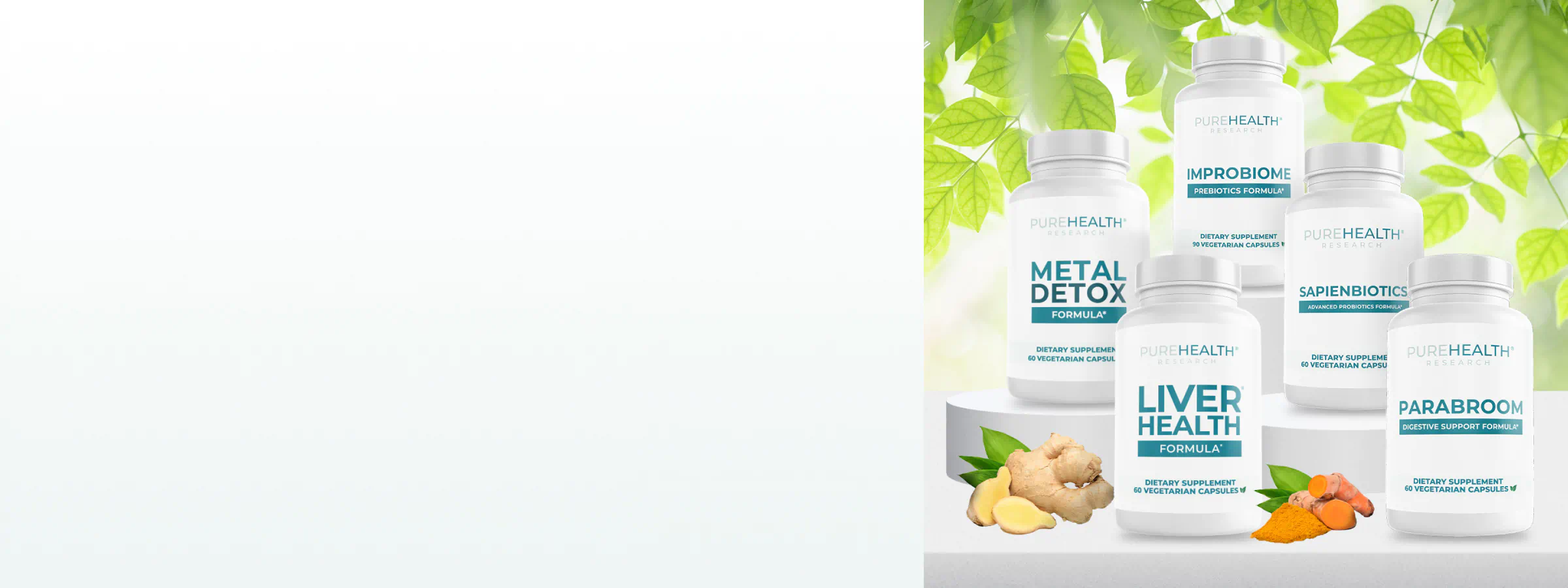 Supplements for cleanse and detox.