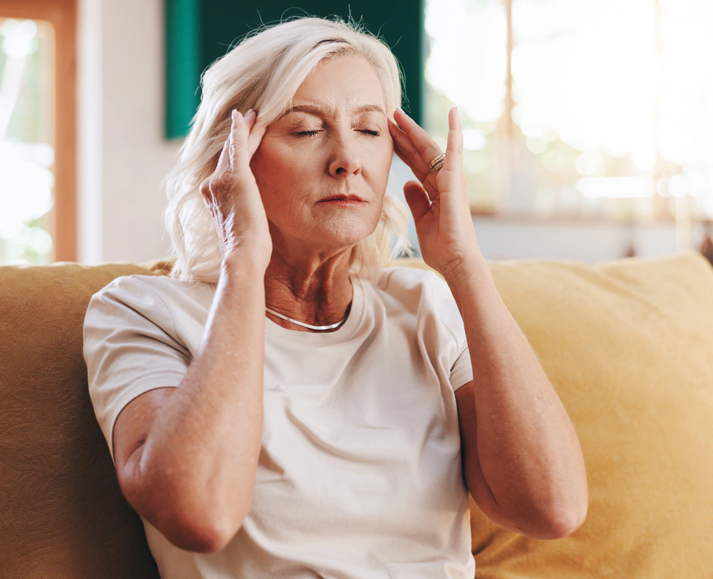 stressed woman