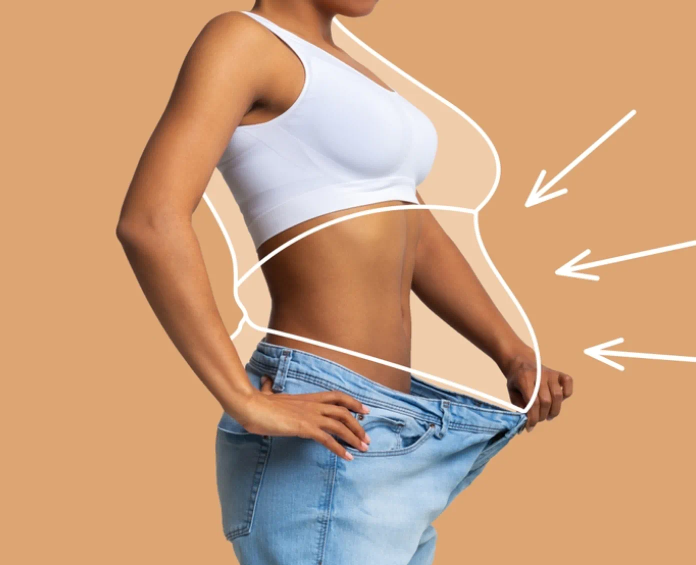 Woman weight loss