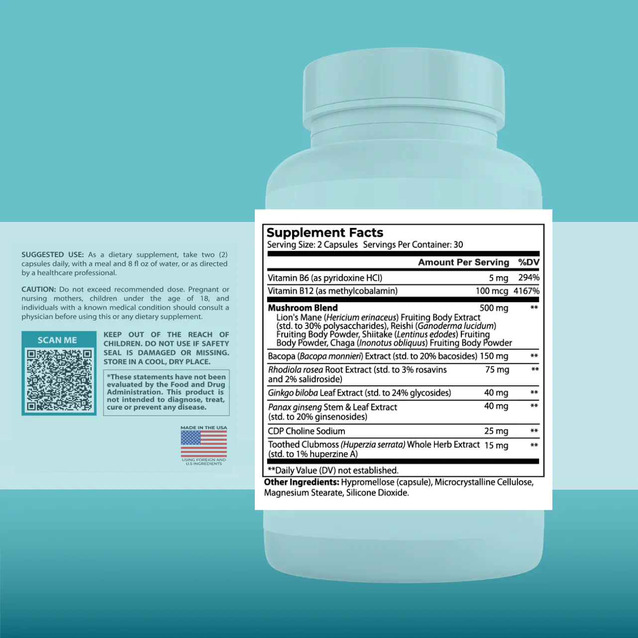 Nootropic Mushroom Formula