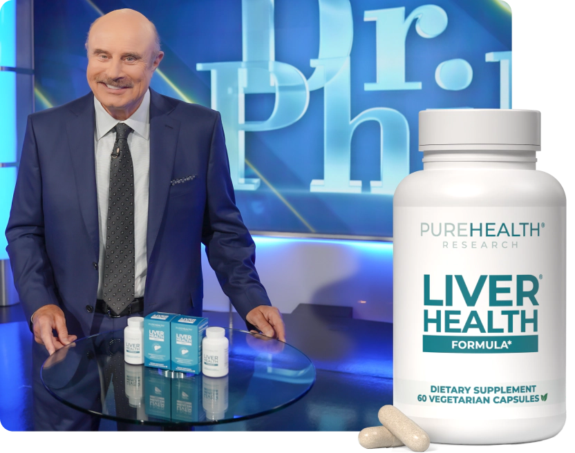 Dr. Phil featuring PureHealth Research Liver Health Formula
