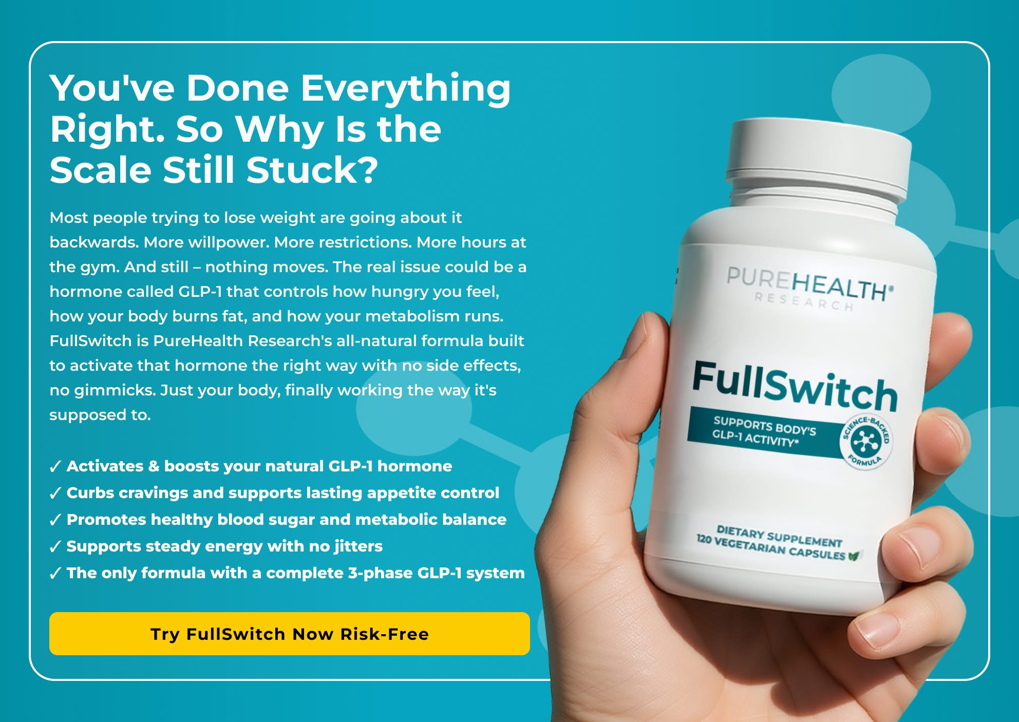 Banner featuring natural GLP-1 supplements collection
