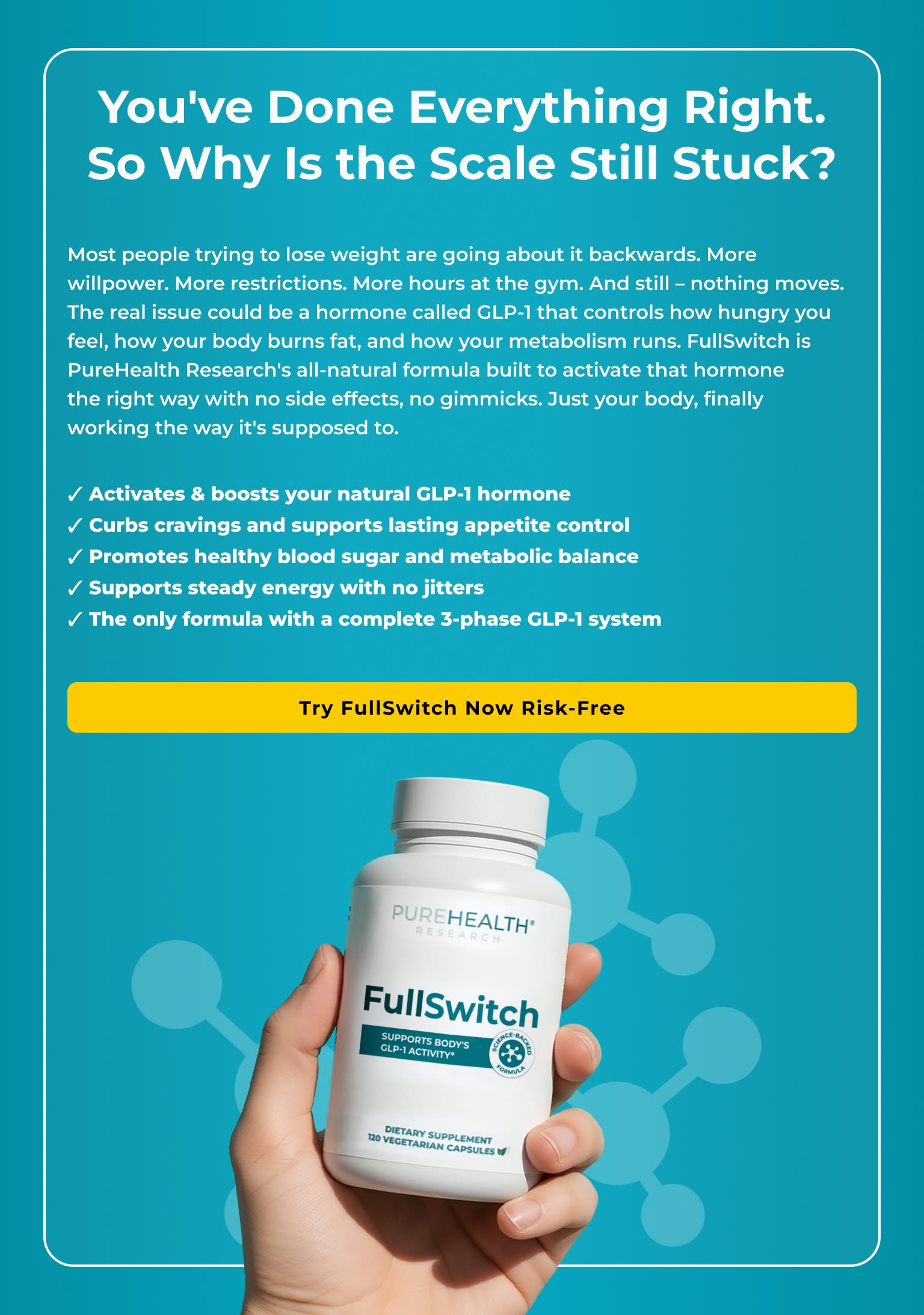 Banner featuring natural GLP-1 supplements collection
