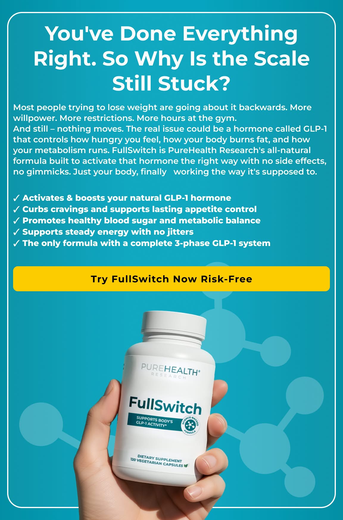 Banner featuring natural GLP-1 supplements collection