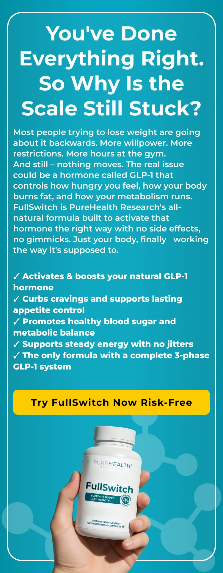 Banner featuring natural GLP-1 supplements collection