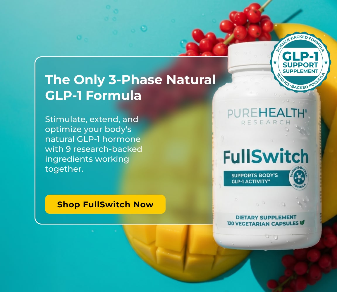 Hero banner featuring natural GLP-1 supplements collection
