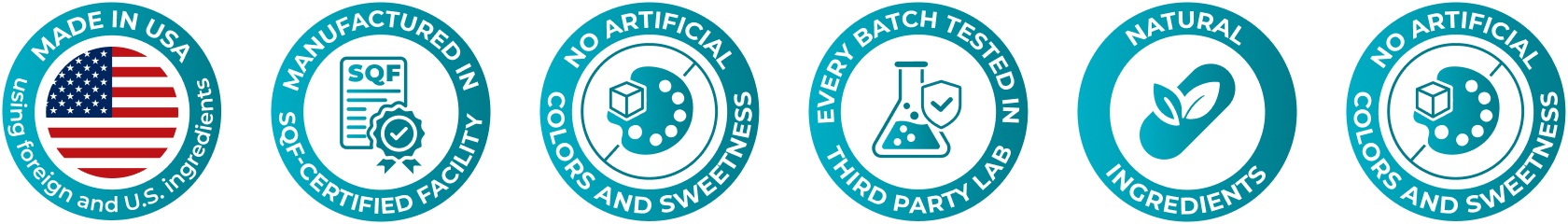 Quality badges